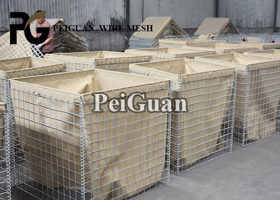 Mil 7 2m  de Doos Explosiebestendige Muur van Zandbarrière Gelaste Gabion